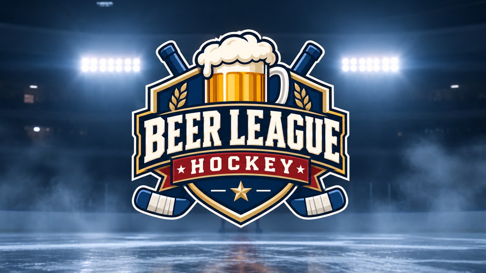 Beer League Hockey promotional artwork.